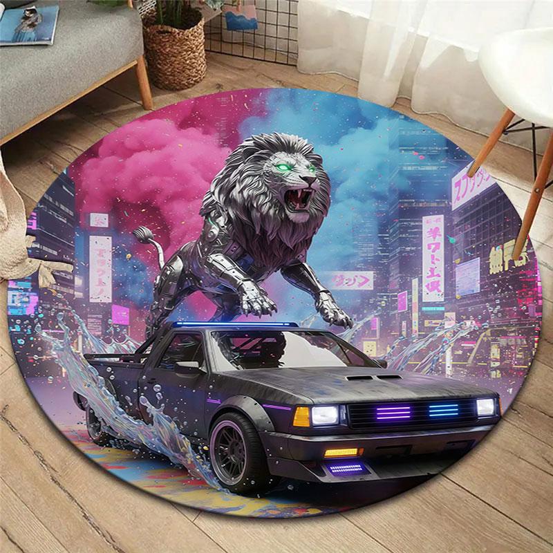 Fantasy Cars Round Area Rug,Carpet Rug for Living Room Bedroom Sofa Playroom Decor,Non-slip Floor Mat 80cmx80cm
Fantasy Cars Round Area Rug,Carpet Rug for Living Room Bedroom Sofa Playroom Decor,Non-slip Floor Mat 80cmx80cm
