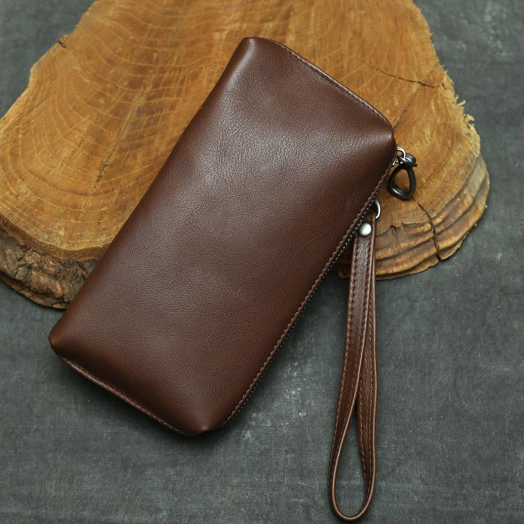 Men Phone Pouch Genuine Leather Hand bag Soft Cowhide Long Wallet Men s Top Layer Leather Mobile Phone Purse With Wrist Strap кавовий
Men Phone Pouch Genuine Leather Hand bag Soft Cowhide Long Wallet Men s Top Layer Leather Mobile Phone Purse With Wrist Strap кавовий