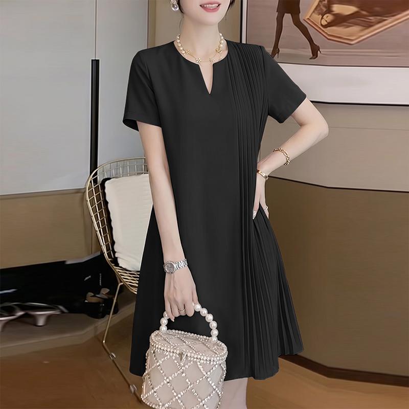 ZANZEA Women Casual V-Neck Solid Color Loose Short Sleeve Dress 5XL чорний
ZANZEA Women Casual V-Neck Solid Color Loose Short Sleeve Dress 5XL чорний