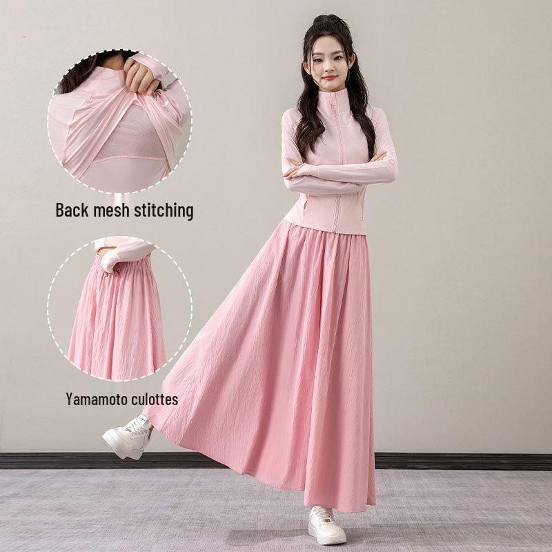 Women s Summer 2024 Ice Silk Sun Protection Set: Quick-Dry Top with Casual Slimming Skirt Pants M
Women s Summer 2024 Ice Silk Sun Protection Set: Quick-Dry Top with Casual Slimming Skirt Pants M