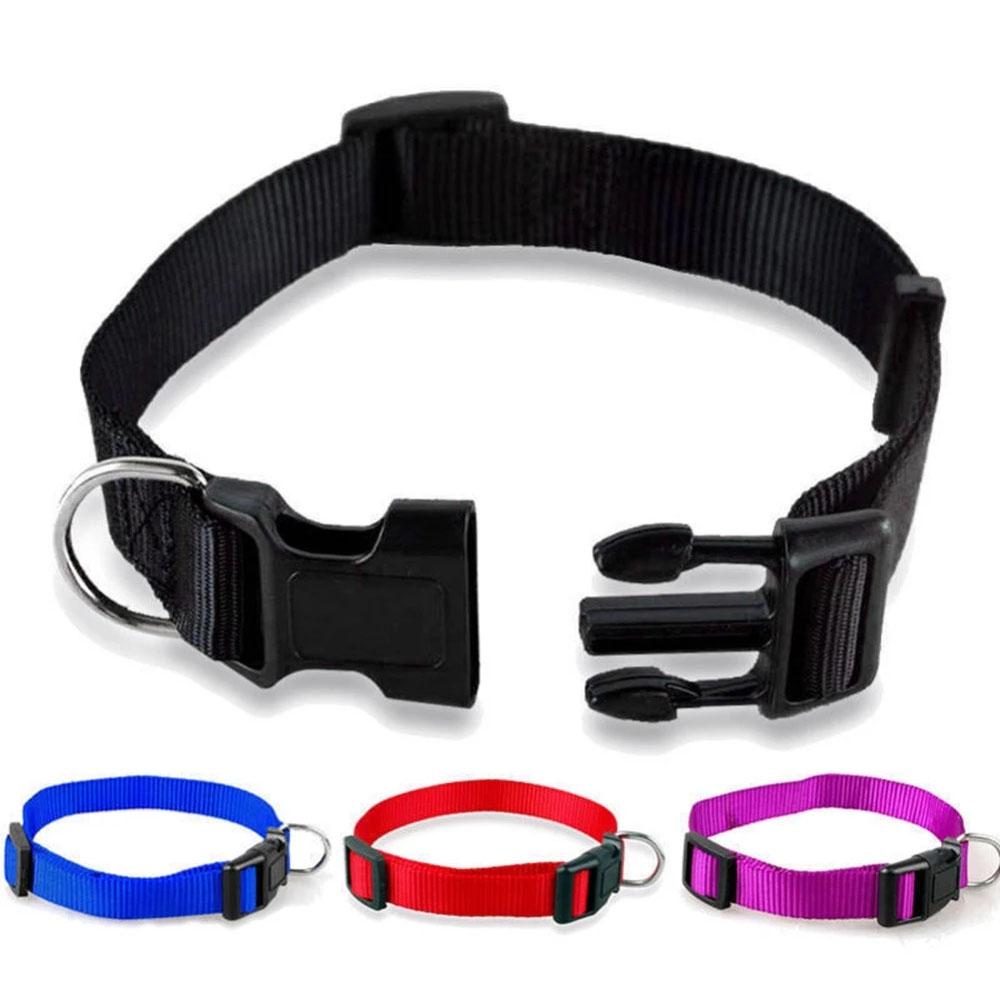 Нейлоновый ошейник для собак Сверхмощный зажим пряжка Ошейники для домашних животных для маленьких, средних, крупных собак, красных, черных, синих, фиолетовых, регулируемых домашних кошек
Нейлоновый ошейник для собак Сверхмощный зажим пряжка Ошейники для домашних животных для маленьких, средних, крупных собак, красных, черных, синих, фиолетовых, регулируемых домашних кошек