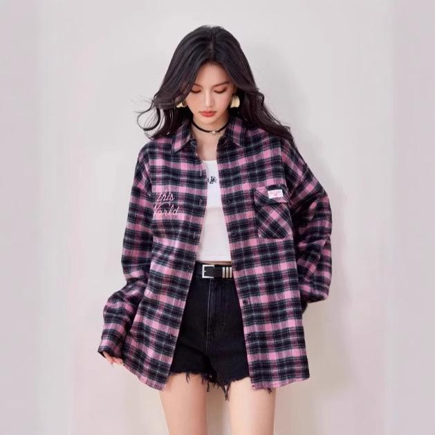 Men s Korean Style Black and Pink Plaid Shirt - Trendy, Casual, Youthful, Versatile Jacket 2XL
Men s Korean Style Black and Pink Plaid Shirt - Trendy, Casual, Youthful, Versatile Jacket 2XL