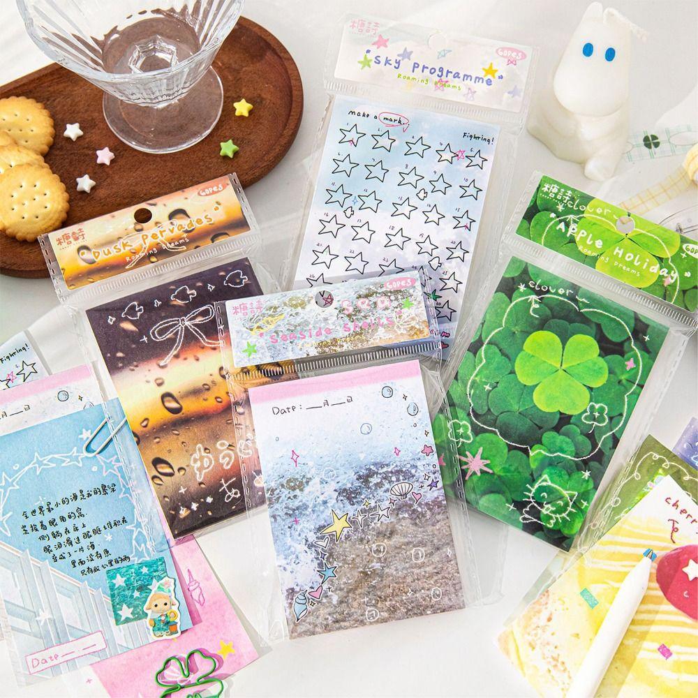 60 Sheets Memo Pads Around the Dream Series Scrapbook Paper Cute Sticky Note School Stationery жовтий
60 Sheets Memo Pads Around the Dream Series Scrapbook Paper Cute Sticky Note School Stationery жовтий