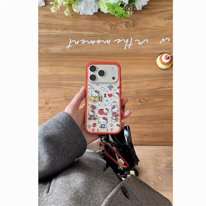 Kawaii Red Border Cat Pattern Clear Phone Case For iPhone 17 Pro 16 15 14 Pro Max with Matching Plush Strap Shockproof Cover Cas For iPhone 17ProMax
Kawaii Red Border Cat Pattern Clear Phone Case For iPhone 17 Pro 16 15 14 Pro Max with Matching Plush Strap Shockproof Cover Cas For iPhone 17ProMax