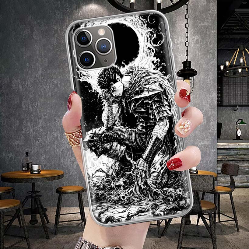 Black White G-Guts B-Berserks Soft Phone Case For IPhone 11 17 Air 16E 16 Pro Max 15 + 14 Plus 13 Mini 12 Apple 7 SE 8 Fundas Co iPhone 11
Black White G-Guts B-Berserks Soft Phone Case For IPhone 11 17 Air 16E 16 Pro Max 15 + 14 Plus 13 Mini 12 Apple 7 SE 8 Fundas Co iPhone 11