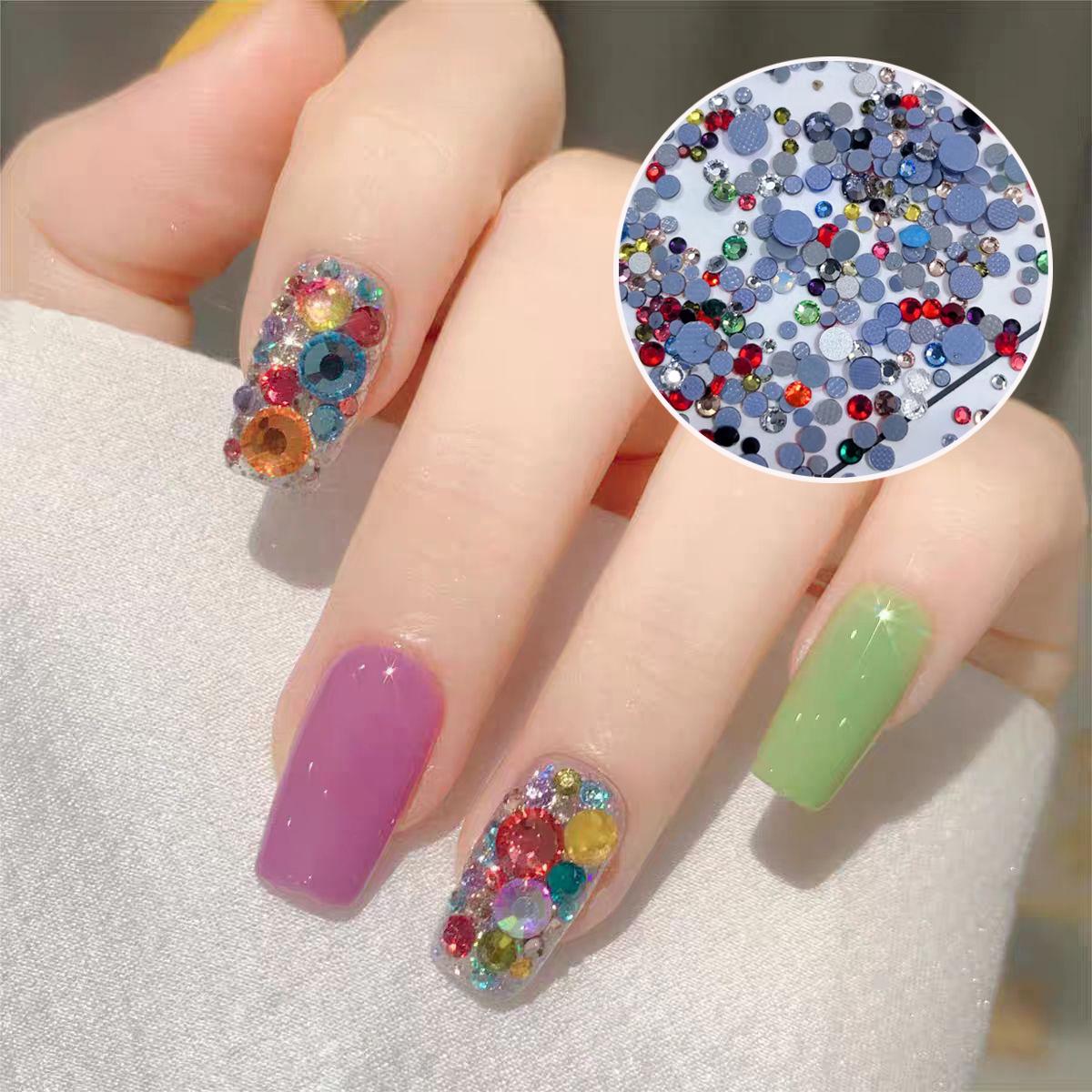 Colorful Flat Round White Crystal Glass Hotfix Nail Art Rhinestones & Stickers DIY Nail Jewelry Accessories
Colorful Flat Round White Crystal Glass Hotfix Nail Art Rhinestones & Stickers DIY Nail Jewelry Accessories