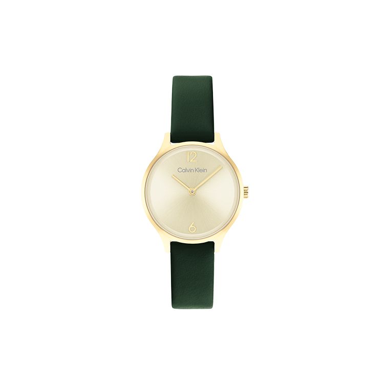 Calvin Klein Quartz Watch 28mm X 20mm Gold Dial Fashion Sunburst Pattern Green Strap Women watches 25200147 Regular Watch Box,Gold Dial 25200147
Calvin Klein Quartz Watch 28mm X 20mm Gold Dial Fashion Sunburst Pattern Green Strap Women watches 25200147 Regular Watch Box,Gold Dial 25200147