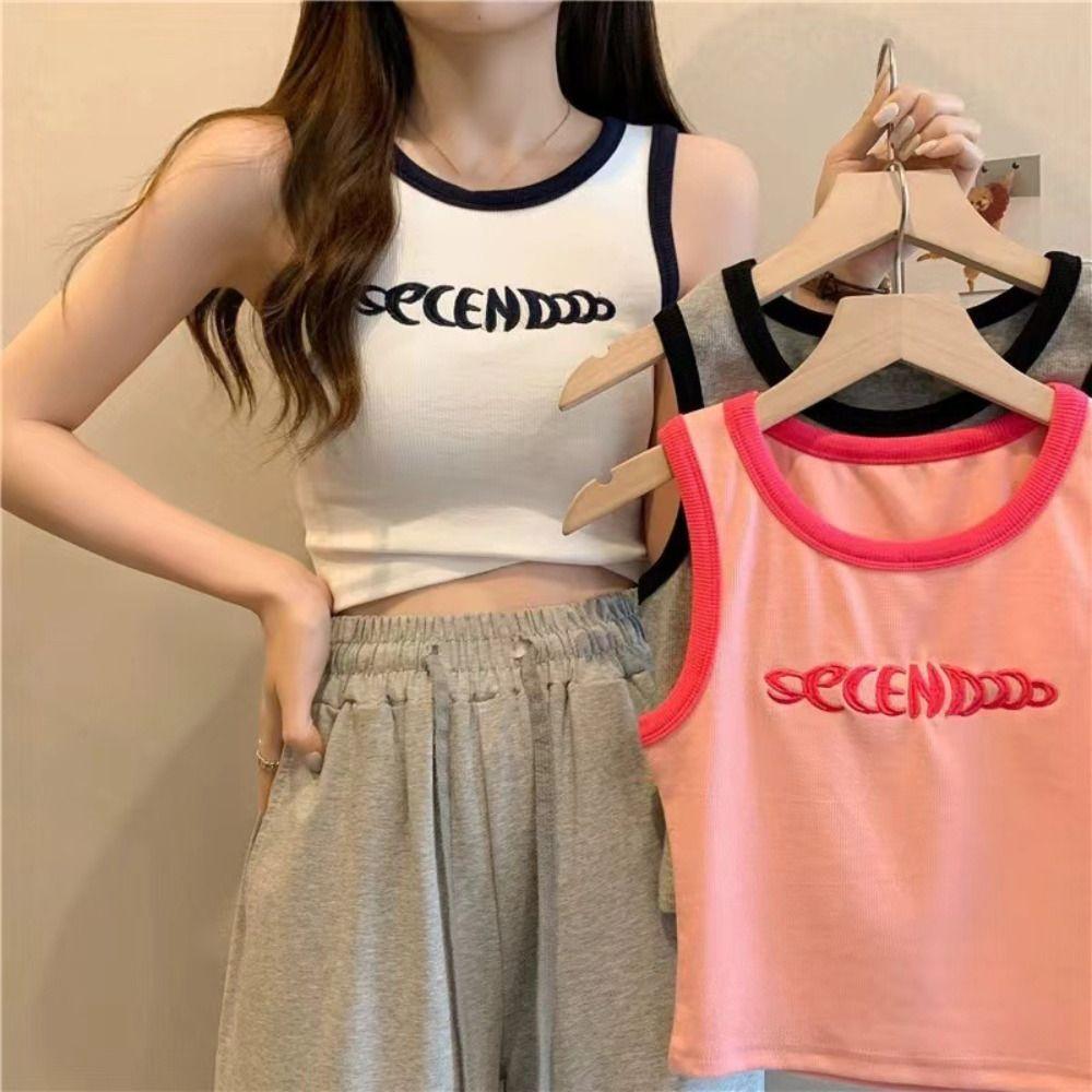 Женский вязаный топ-жилет с буквами Sweet Sleeveless Camisole Fashion Slim Crop Top Seaside L темно-синий/белый
Женский вязаный топ-жилет с буквами Sweet Sleeveless Camisole Fashion Slim Crop Top Seaside L темно-синий/белый