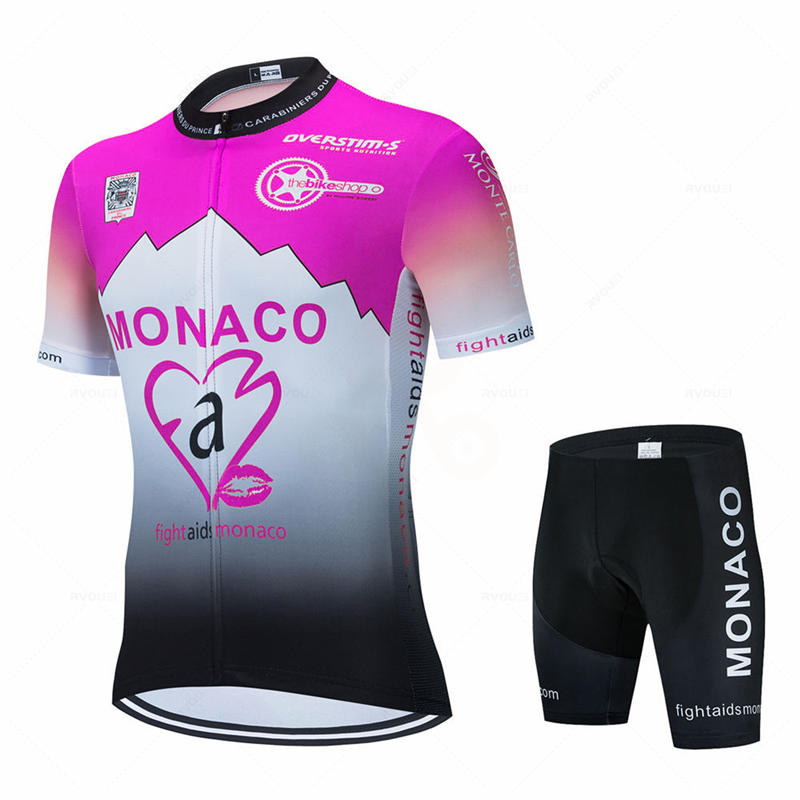 Monaco Summer Short Sleeve Men Cycling Jersey Set Road Bike Uniform Bicycle Wear Breathable Cycling Clothings Ciclismo Hombre 4XL
Monaco Summer Short Sleeve Men Cycling Jersey Set Road Bike Uniform Bicycle Wear Breathable Cycling Clothings Ciclismo Hombre 4XL