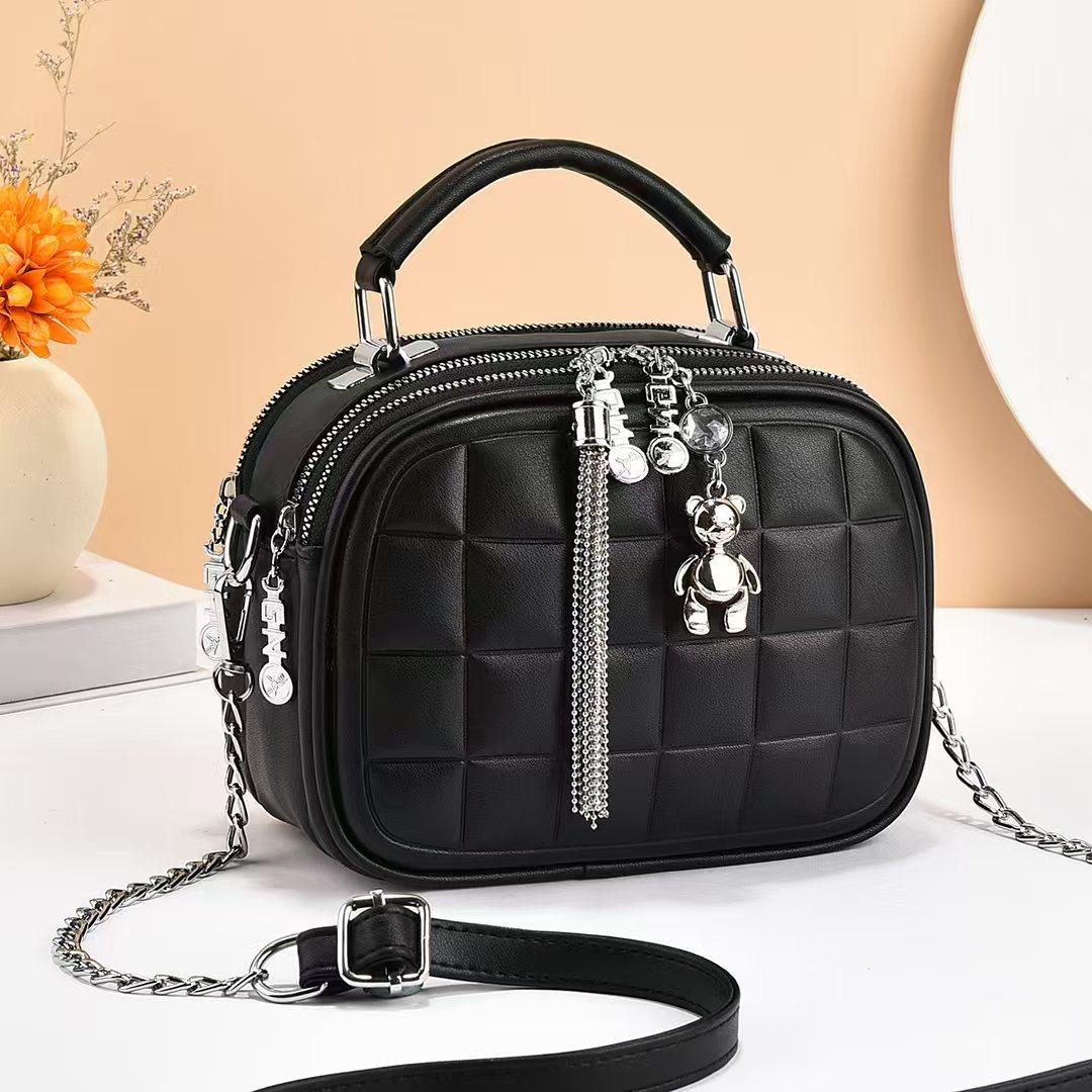 Новая простая большая вместимость легкая роскошная высококачественная мягкая прочная модная изысканная легкая сумка-кроссбоди через плечо для поездок на работу и активного отдыха чёрный
Новая простая большая вместимость легкая роскошная высококачественная мягкая прочная модная изысканная легкая сумка-кроссбоди через плечо для поездок на работу и активного отдыха чёрный