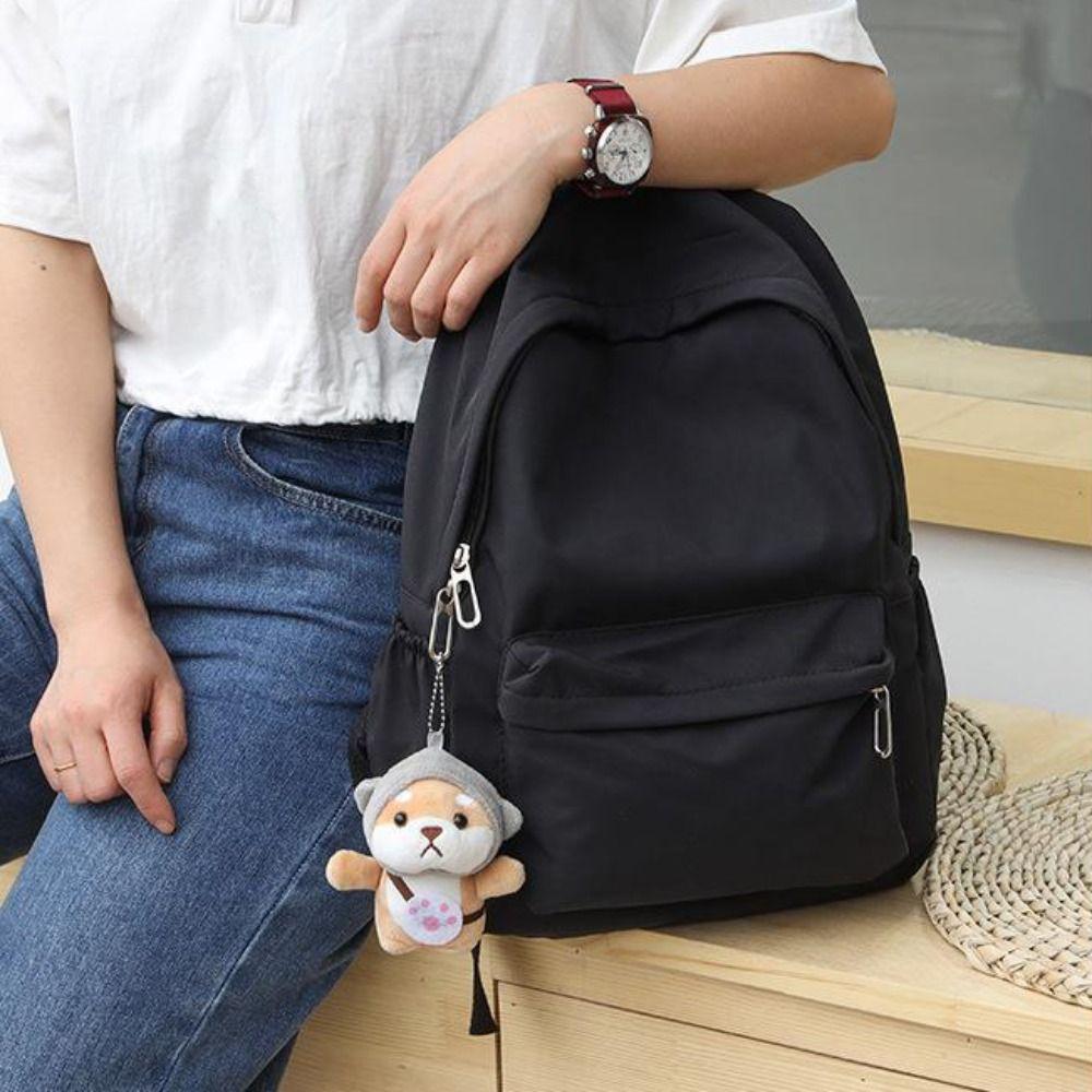 Pure Color Preppy Style Backpack Nylon Teenagers Shoulder Bag Portable Students School Bag School
Pure Color Preppy Style Backpack Nylon Teenagers Shoulder Bag Portable Students School Bag School