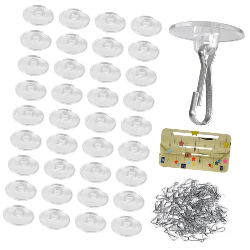 Set of 50 Practical Clear Plastic Hooks for Ceiling Mounting Damage Release Removal Strong Adhesive Ceiling Hooks CHINA
Set of 50 Practical Clear Plastic Hooks for Ceiling Mounting Damage Release Removal Strong Adhesive Ceiling Hooks CHINA