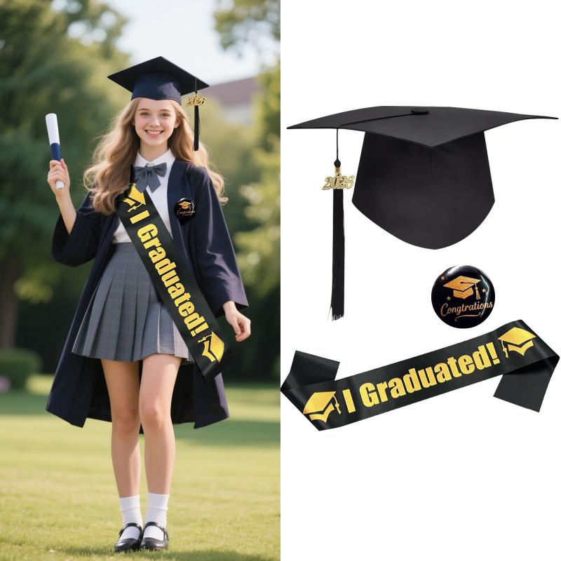 2026 Graduated Shoulder Strap Black Bachelor Caps With Tassel For Graduation Party Decoration Photo Props Decoration Supplies A7
2026 Graduated Shoulder Strap Black Bachelor Caps With Tassel For Graduation Party Decoration Photo Props Decoration Supplies A7
