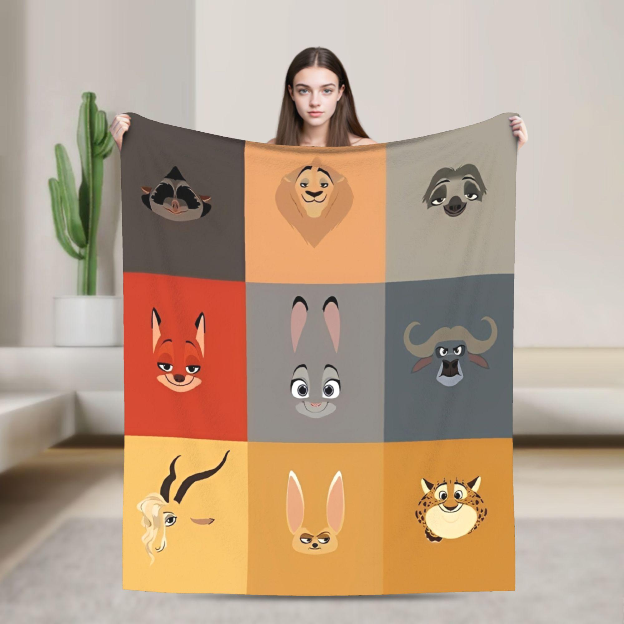 Zootopia Cartoon Blankets Judy Hopps Nick Wilde Flannel Awesome Warm Throw Blanket for Coverlet Winter 75x90cm
Zootopia Cartoon Blankets Judy Hopps Nick Wilde Flannel Awesome Warm Throw Blanket for Coverlet Winter 75x90cm