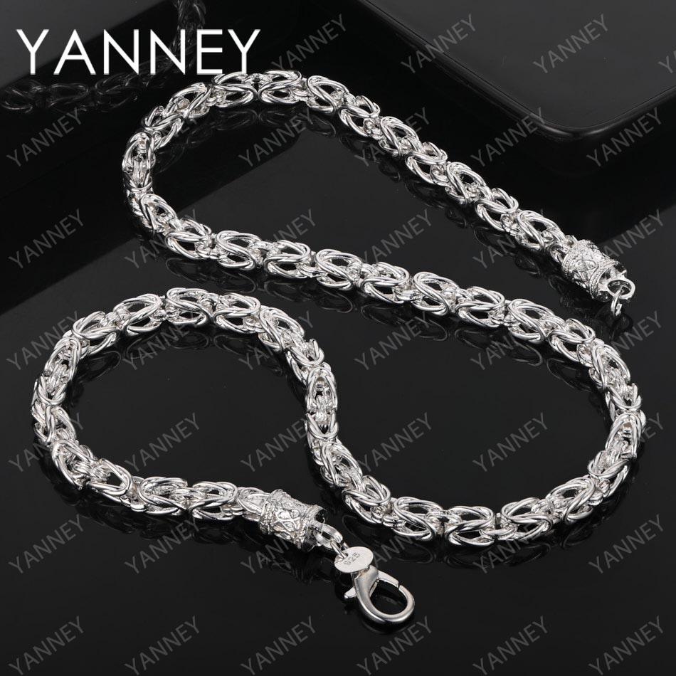 925 Sterling Silver 20 Inches Hip Hop Chain Necklace Men Women Fashion Charm Wedding Party Favors Jewelry 50cm
925 Sterling Silver 20 Inches Hip Hop Chain Necklace Men Women Fashion Charm Wedding Party Favors Jewelry 50cm