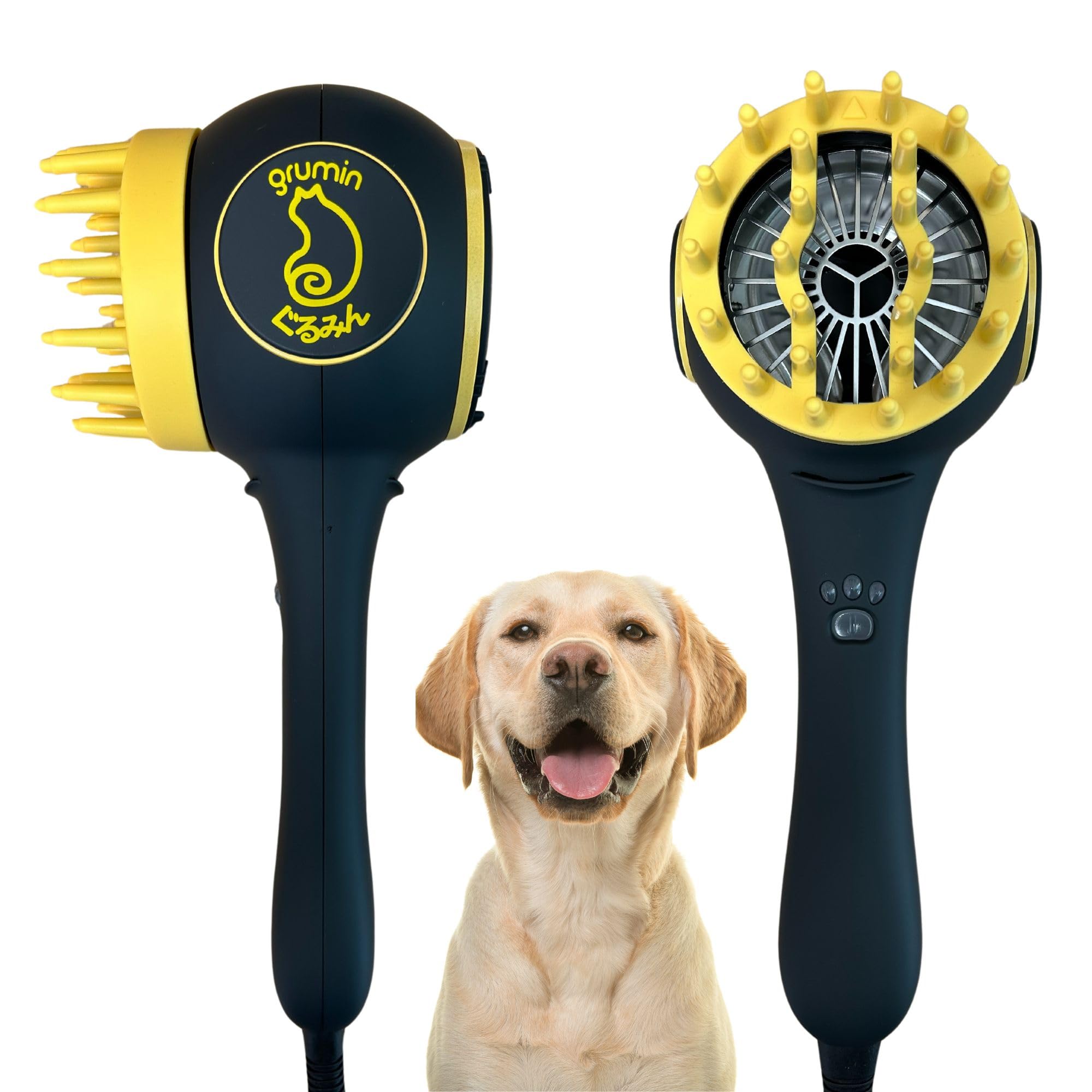 Gurumin Pet Brushing Black Dryer, чорний
Gurumin Pet Brushing Black Dryer, чорний