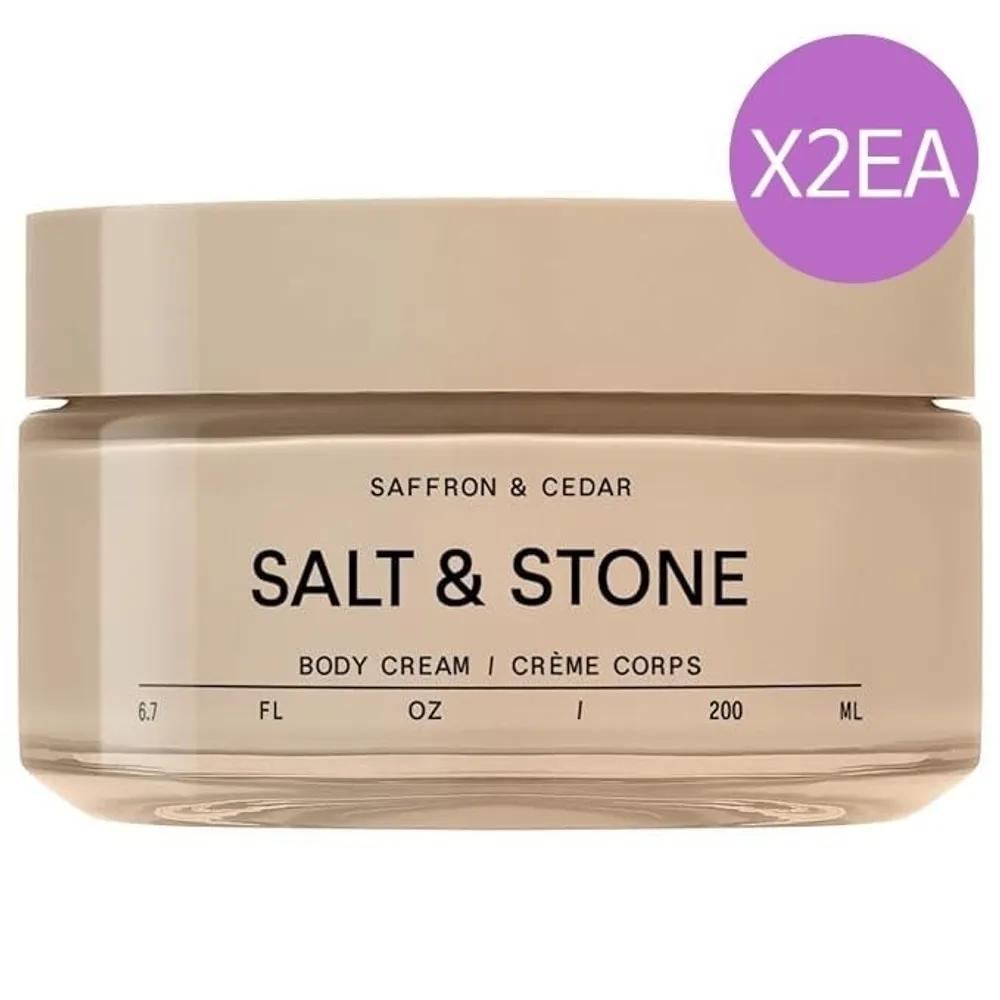 Salt and Stone Saffron and Cedar Seaweed Extract Body Cream 200ml x 2
Salt and Stone Saffron and Cedar Seaweed Extract Body Cream 200ml x 2