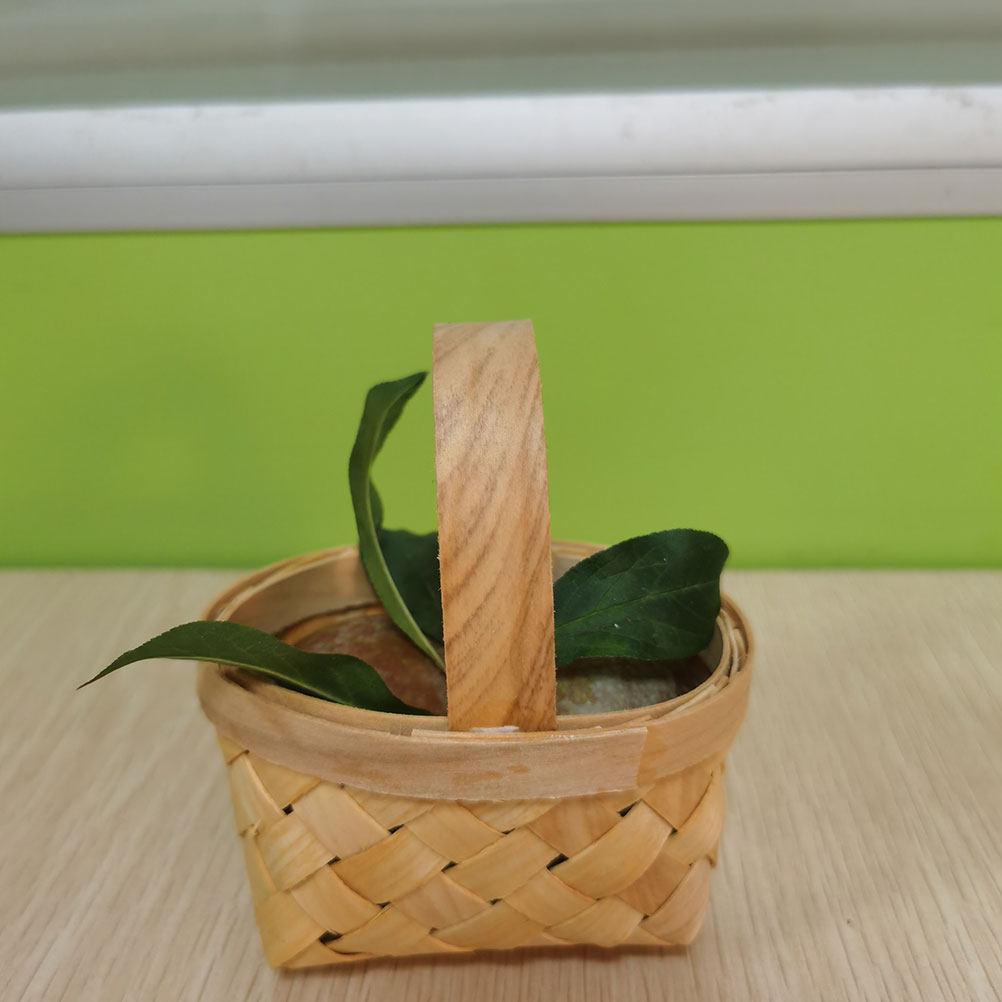 5Pcs Small Wooden Woven Basket Mini Storage Organizer Candy Container Gift Party Favor Holder Storage Basket Party Favors Holder 6.5X5X4CM
5Pcs Small Wooden Woven Basket Mini Storage Organizer Candy Container Gift Party Favor Holder Storage Basket Party Favors Holder 6.5X5X4CM