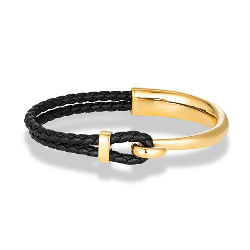 2026 Gold Bend Hook Bracelet Leather Men s Women s Bracelet Classic, Bracelet 20CM золотий
2026 Gold Bend Hook Bracelet Leather Men s Women s Bracelet Classic, Bracelet 20CM золотий