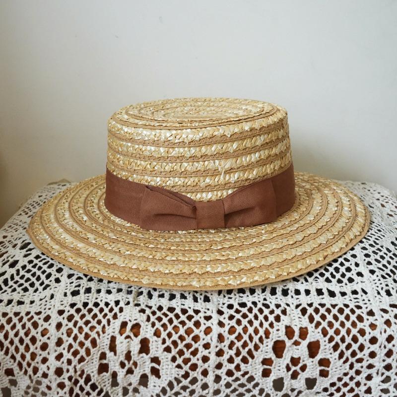French Black And White Striped Splicing Serrated Straw Flat Top Top Top Hat For Men And Women Sun Protection Sunshade Retro Beach Vacation Straw Hat M(56-58cm)
French Black And White Striped Splicing Serrated Straw Flat Top Top Top Hat For Men And Women Sun Protection Sunshade Retro Beach Vacation Straw Hat M(56-58cm)