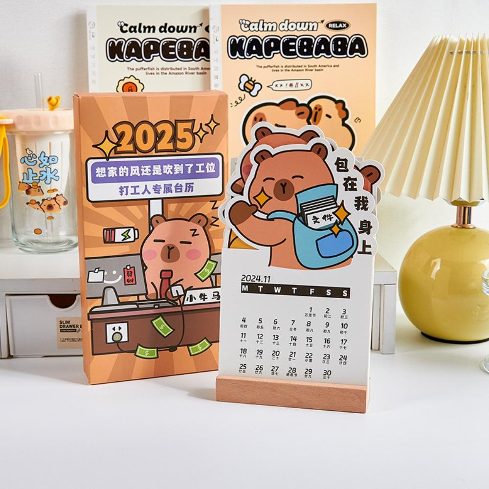 Cute Capybara Calendar Creative Practical Calendar Weekly Memo Pad 2025 Desk Calendar Office Kapibala
Cute Capybara Calendar Creative Practical Calendar Weekly Memo Pad 2025 Desk Calendar Office Kapibala