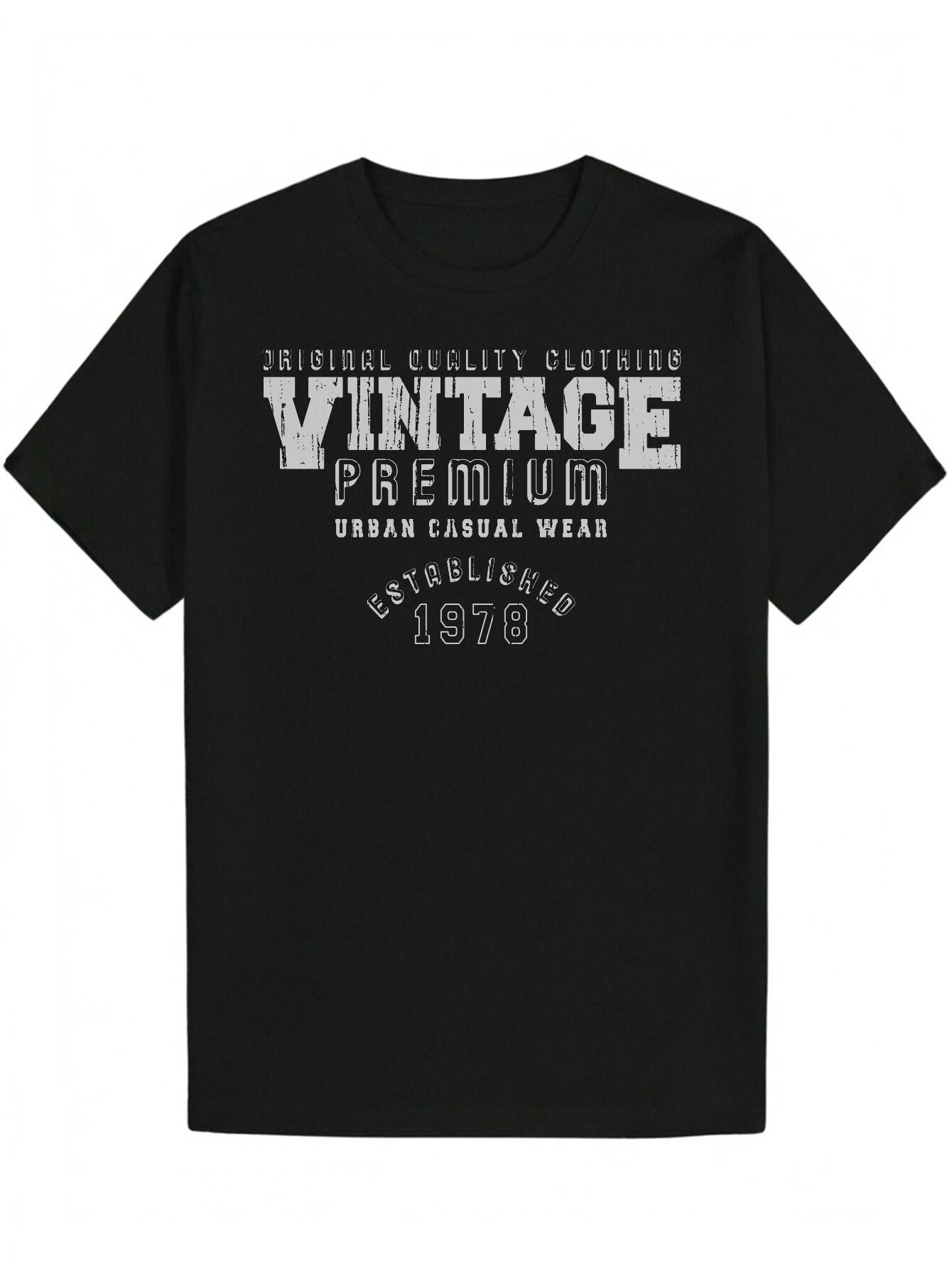 Vintage-Inspired Original Quality Clothing Graphic T-shirt - Casual Polyester Crew Neck XXXXL
Vintage-Inspired Original Quality Clothing Graphic T-shirt - Casual Polyester Crew Neck XXXXL