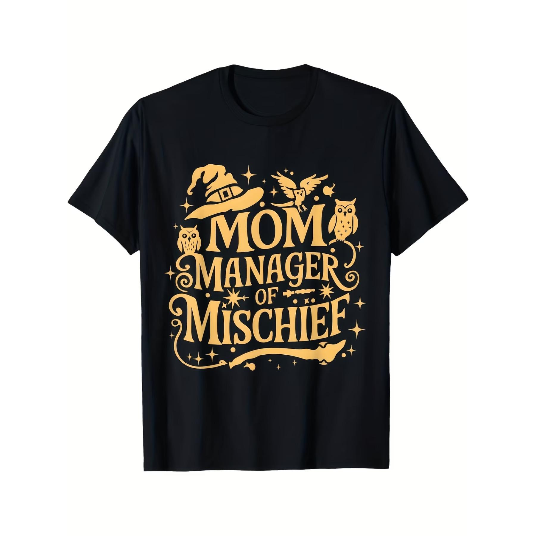 Funny Women s & Unisex Vintage Mom Manager of Mischief T-Shirt - Black with Golden Glitter Graphic, Soft Breathable Cotton Tee XXL чорний
Funny Women s & Unisex Vintage Mom Manager of Mischief T-Shirt - Black with Golden Glitter Graphic, Soft Breathable Cotton Tee XXL чорний