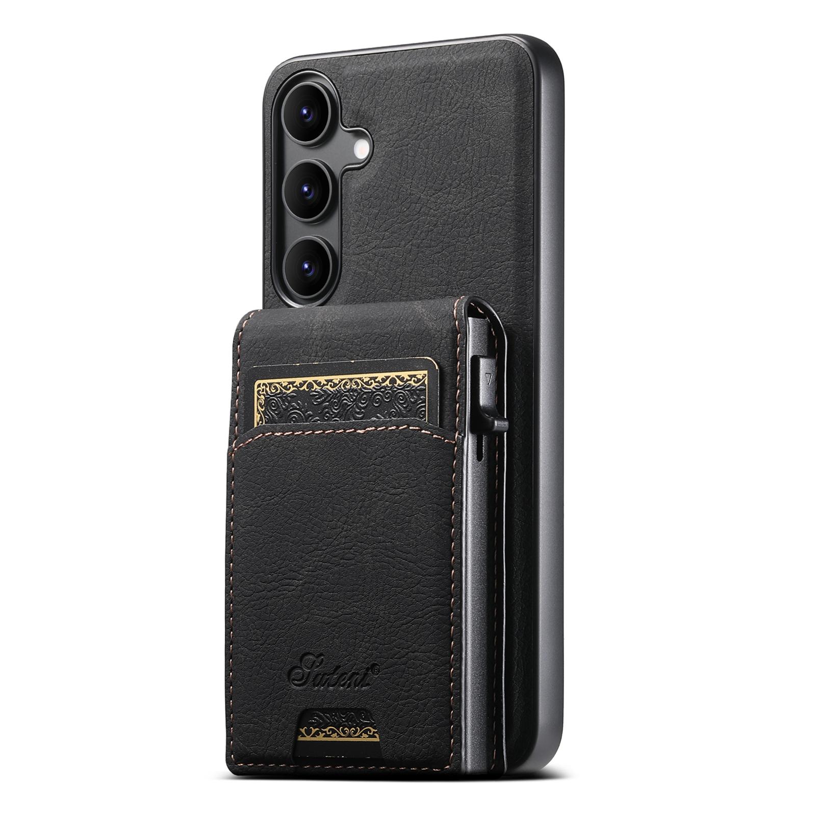 For Samsung Galaxy S25 Magnetic Case Card Holder Kickstand Litchi Texture Leather Back Cover Brown
For Samsung Galaxy S25 Magnetic Case Card Holder Kickstand Litchi Texture Leather Back Cover Brown