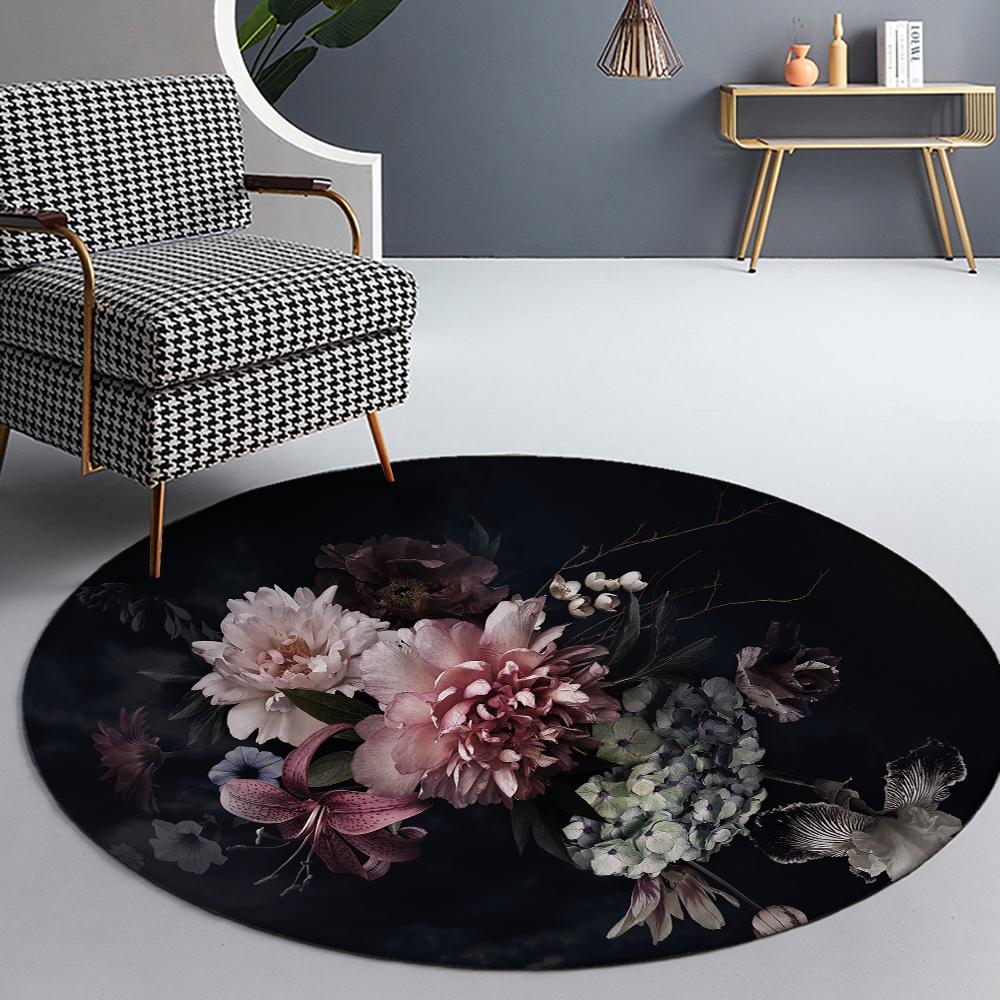 Flower Oil Painting Art Round Rugs Peony Rose Sofa Carpet Home Living Room Bedroom Bathroom Floor Mats Print Decorate Carpet 60x60cm
Flower Oil Painting Art Round Rugs Peony Rose Sofa Carpet Home Living Room Bedroom Bathroom Floor Mats Print Decorate Carpet 60x60cm