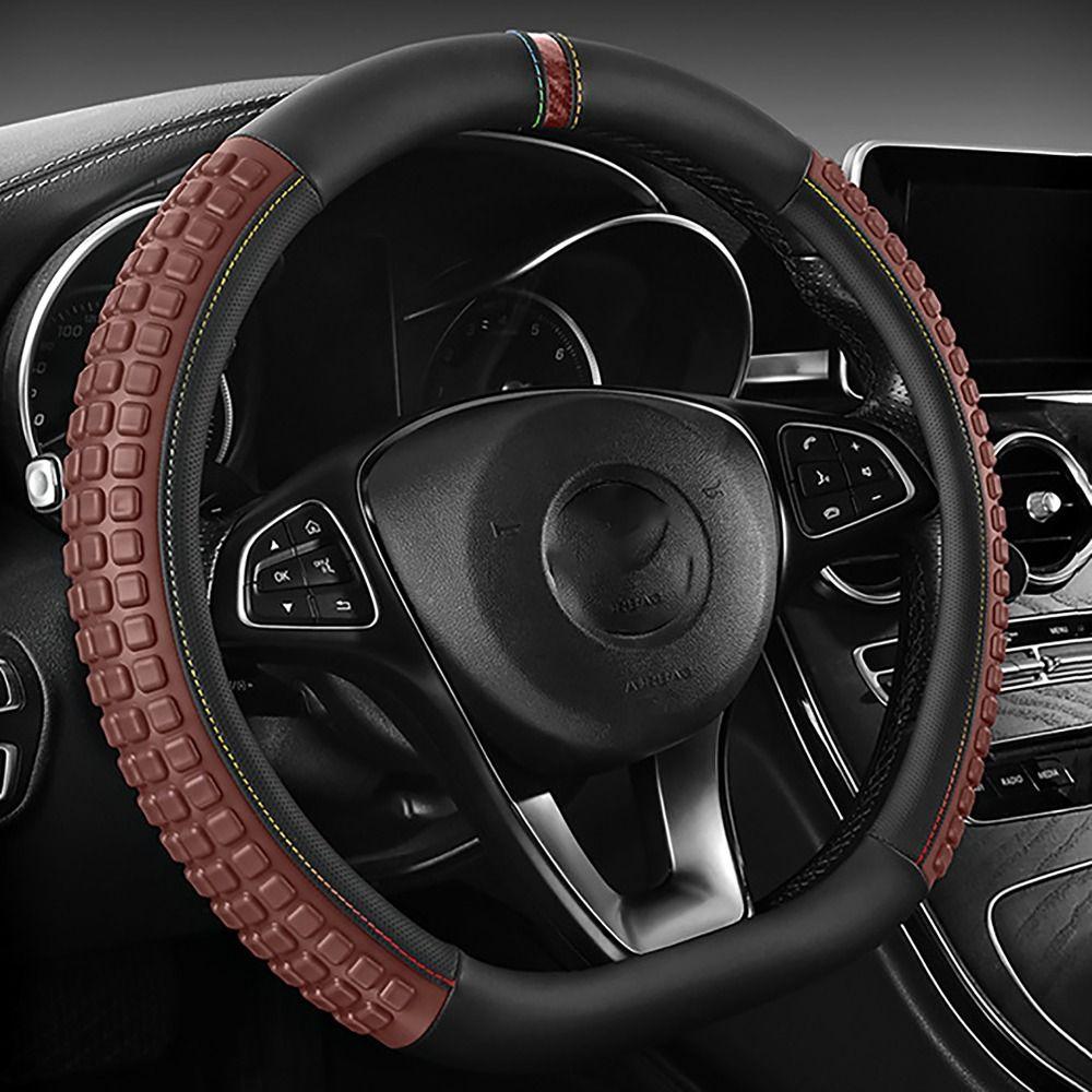 PU Leather Car Glove Cover Non-slip Auto Wheel Covers Durable Steering Wheel Cover Universal D SHAPE-BLUE
PU Leather Car Glove Cover Non-slip Auto Wheel Covers Durable Steering Wheel Cover Universal D SHAPE-BLUE