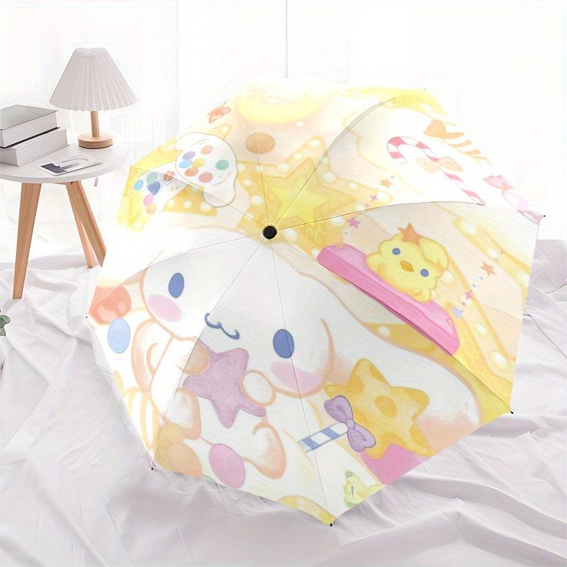 1pc Candy & Cinnamoroll Pattern Automatic Opening and Closing Umbrella, Lightweight 3-Fold, With Cute Cartoon Characters, Suitable for Home, Outdoor a
1pc Candy & Cinnamoroll Pattern Automatic Opening and Closing Umbrella, Lightweight 3-Fold, With Cute Cartoon Characters, Suitable for Home, Outdoor a