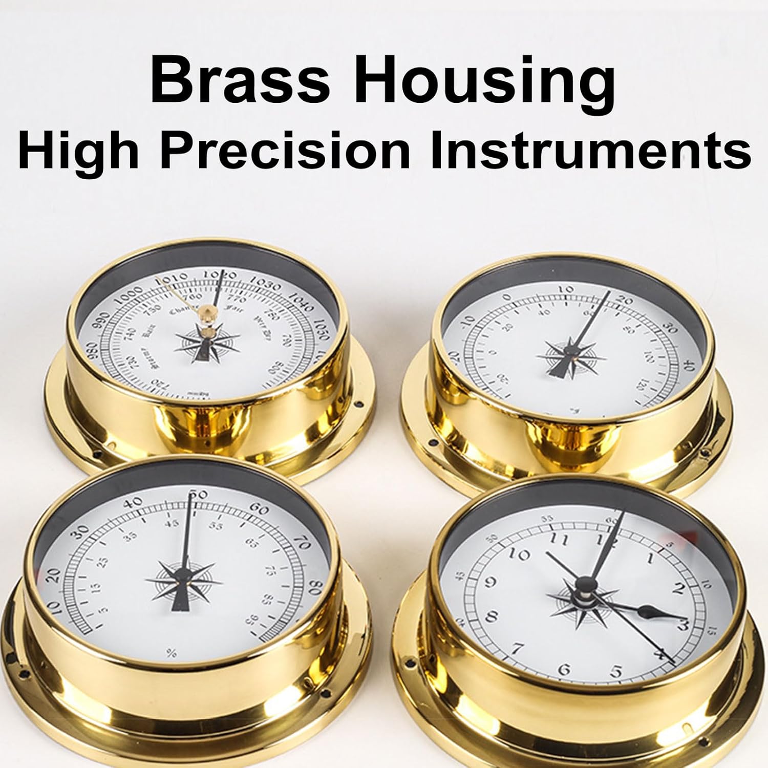 Подвесная метеостанция, Высокоточный термометр, гигрометр, барометр, комплект, Приливные часы, настенные часы, латунный корпус 4,5 дюйма, аксессуар для лодки, для лодки, яхты, thermohygrometers
Подвесная метеостанция, Высокоточный термометр, гигрометр, барометр, комплект, Приливные часы, настенные часы, латунный корпус 4,5 дюйма, аксессуар для лодки, для лодки, яхты, thermohygrometers
