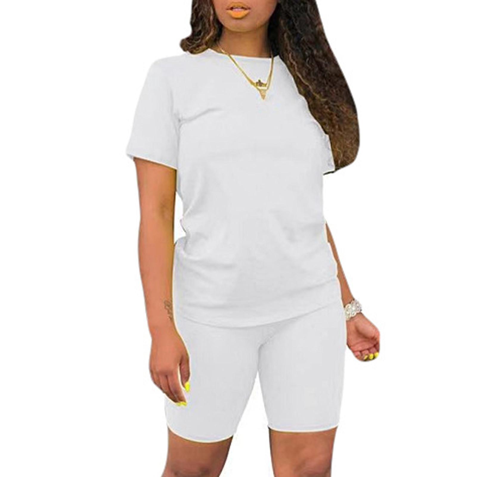 Женский повседневный спортивный однотонный костюм из 2 предметов, комплект из топа и брюк с короткими рукавами XXXL белый
Женский повседневный спортивный однотонный костюм из 2 предметов, комплект из топа и брюк с короткими рукавами XXXL белый