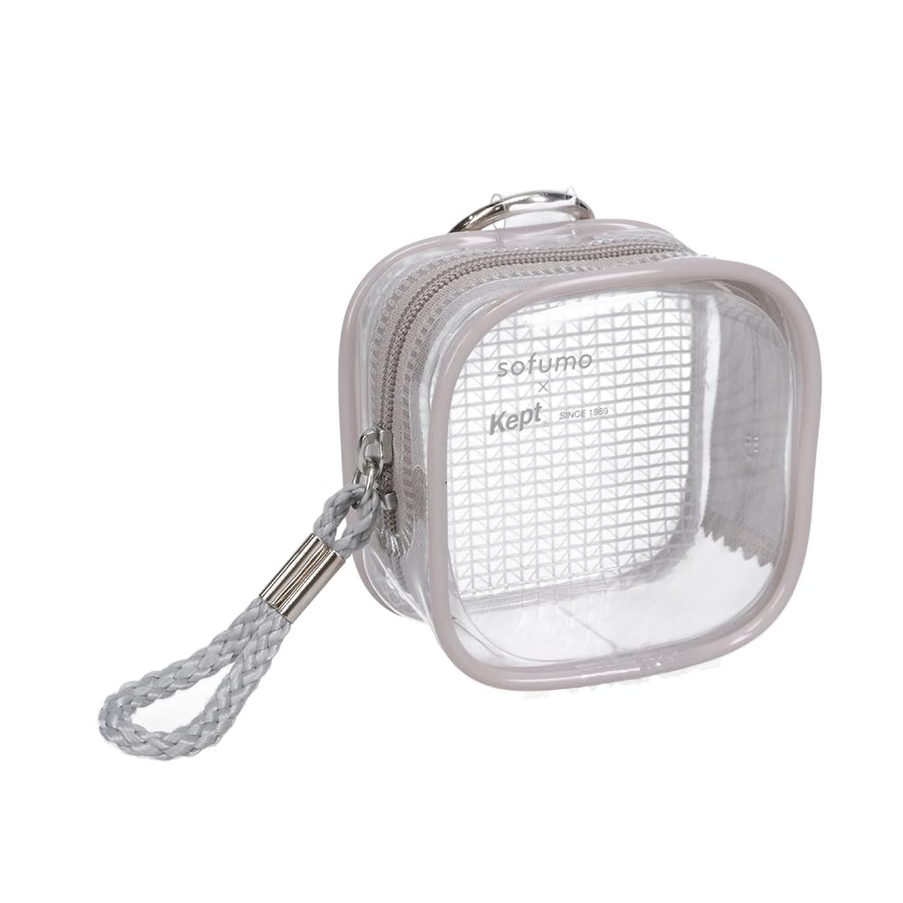 MOTTERU sofumo x Kept Mini Pouch with Carabiner, Clear, Transparent, Freestanding Storage for AirPods, Small Items, and Favorite Merchandise, Latte
MOTTERU sofumo x Kept Mini Pouch with Carabiner, Clear, Transparent, Freestanding Storage for AirPods, Small Items, and Favorite Merchandise, Latte