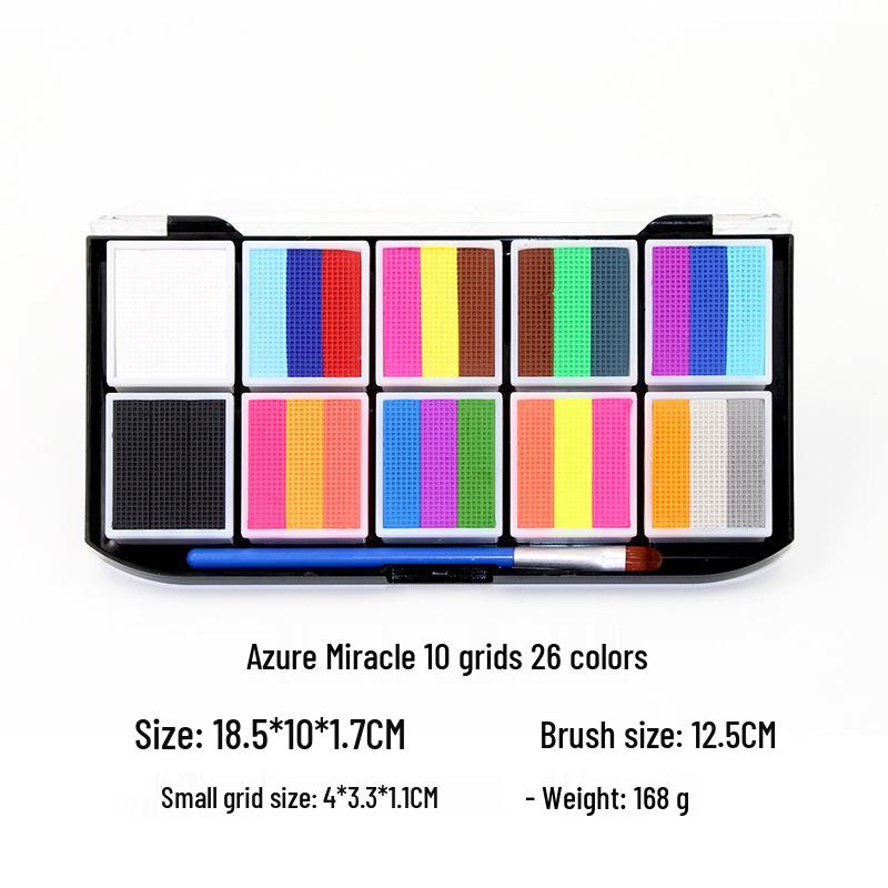 Детский аквагрим для сцены, уличных выступлений и Хэллоуина - Радужные полоски (запасные)
Детский аквагрим для сцены, уличных выступлений и Хэллоуина - Радужные полоски (запасные)