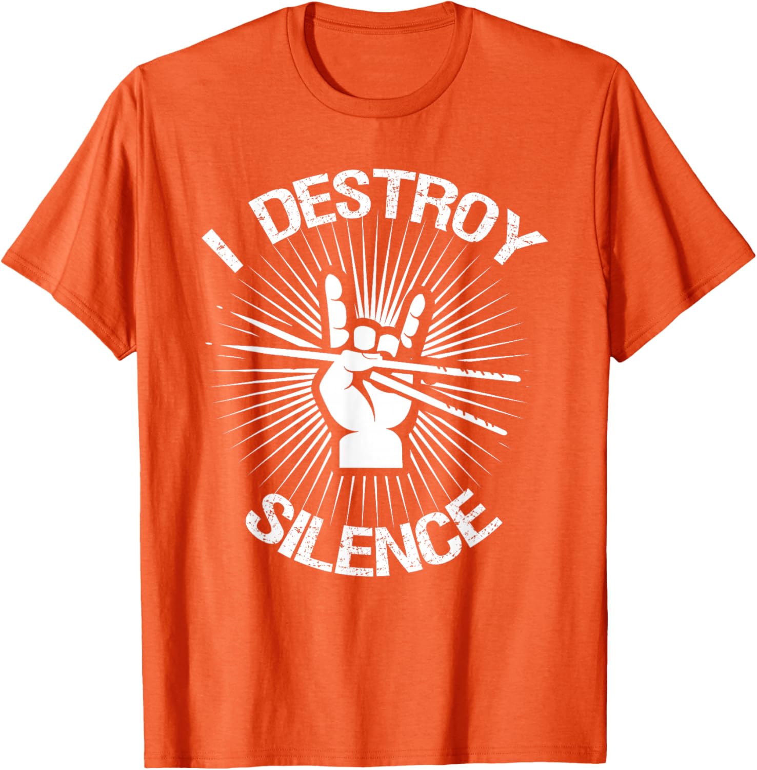Drummer I Destroy Silence Rock Hand Drum Sticks Graphic Tee Casual Mens TShirt 4XL
Drummer I Destroy Silence Rock Hand Drum Sticks Graphic Tee Casual Mens TShirt 4XL