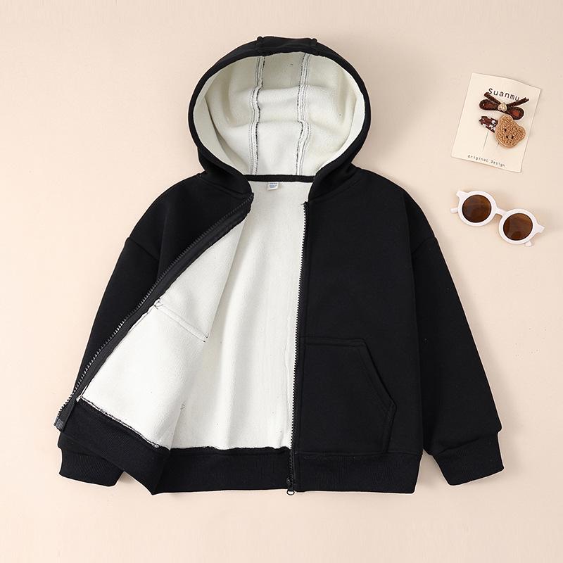 Детский кардиган на флисовой подкладке: Толстовка с капюшоном на молнии Oly Fleece для мальчиков 110 cm чёрный
Детский кардиган на флисовой подкладке: Толстовка с капюшоном на молнии Oly Fleece для мальчиков 110 cm чёрный