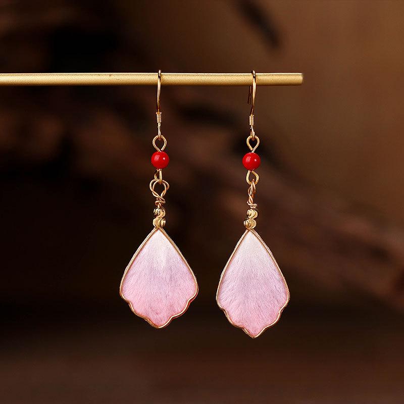 925 Silver Needle Handmade Enamel Wire Fluff Flower Stud Earrings for Women - Chinese Qipao Hanfu Style Electroplated Gold
925 Silver Needle Handmade Enamel Wire Fluff Flower Stud Earrings for Women - Chinese Qipao Hanfu Style Electroplated Gold