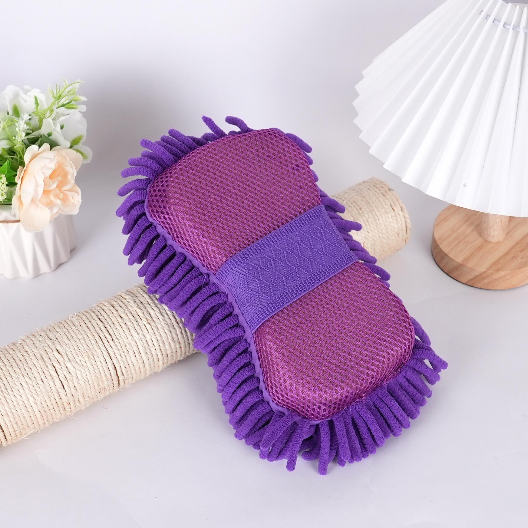 Суперабсорбирующая микрофибровая губка для мытья автомобиля и полотенце, чистящая губка из шенилла, многоразовая - для автомобиля, дома и кухни фиолетовый
Суперабсорбирующая микрофибровая губка для мытья автомобиля и полотенце, чистящая губка из шенилла, многоразовая - для автомобиля, дома и кухни фиолетовый