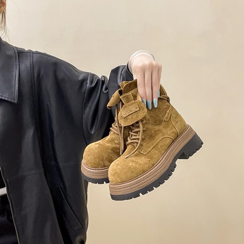 Ретро женские ботинки Мартин два в одном осень и зима британский стиль на шнуровке толстый каблук платформа короткие ботинки маленькие универсальные ботинки 35
Ретро женские ботинки Мартин два в одном осень и зима британский стиль на шнуровке толстый каблук платформа короткие ботинки маленькие универсальные ботинки 35