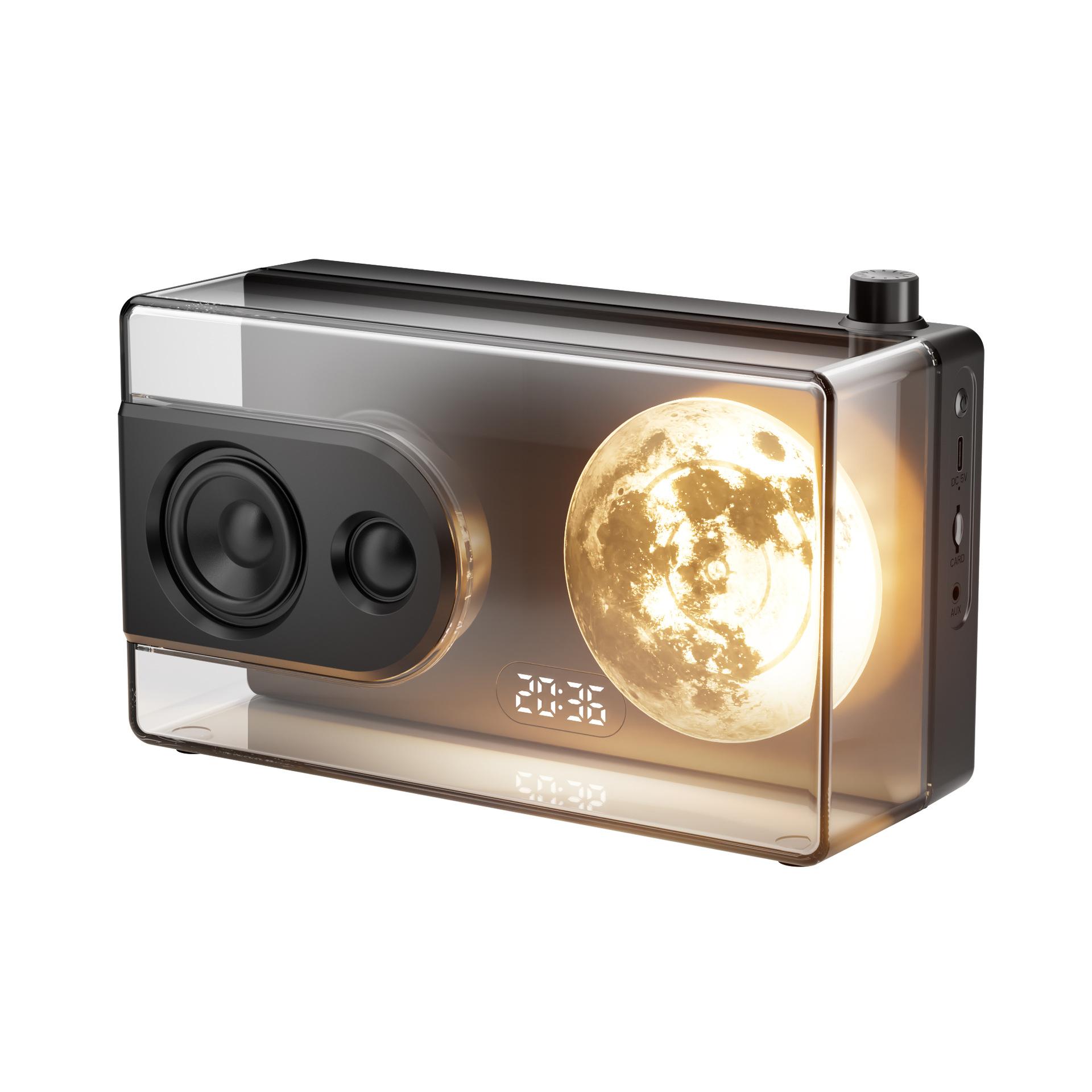 White Noise Transparent Bluetooth Speaker Night Light Hifi Music Box Handsfree Call Sleep Aid Music Player with Alarm Clock Speaker чорний
White Noise Transparent Bluetooth Speaker Night Light Hifi Music Box Handsfree Call Sleep Aid Music Player with Alarm Clock Speaker чорний
