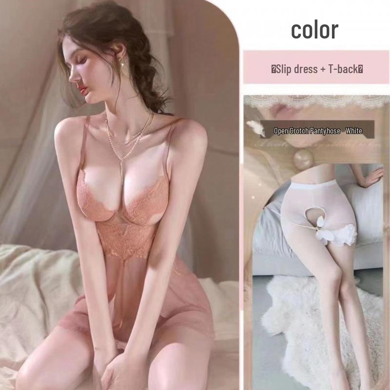 Мереживна камзольна піжама пуш-ап на кісточках для жінок - Підкреслює маленькі груди, Нічна сорочка нового стилю One Size (Fits 80-120 cm)
Мереживна камзольна піжама пуш-ап на кісточках для жінок - Підкреслює маленькі груди, Нічна сорочка нового стилю One Size (Fits 80-120 cm)