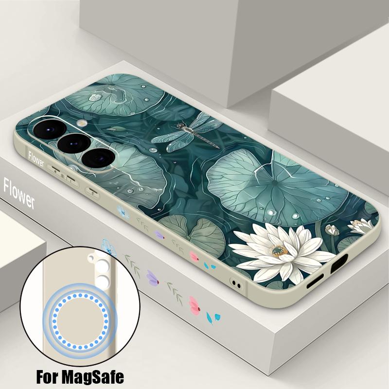 Rainbow Color Floral Case For Samsung Galaxy S26 S25 Ultra S24 S23 FE S22 Plus S21 Built-in Metal Plate Magnetic Silicone Cover Samsung S26 белый
Rainbow Color Floral Case For Samsung Galaxy S26 S25 Ultra S24 S23 FE S22 Plus S21 Built-in Metal Plate Magnetic Silicone Cover Samsung S26 белый