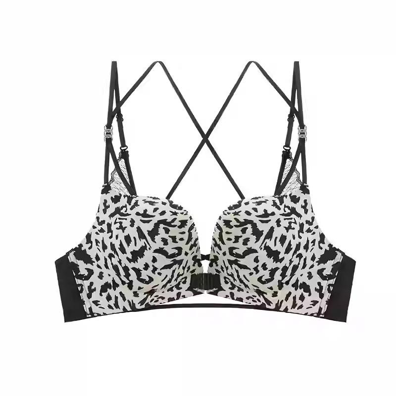 Leopard Print Bra with Strappy Design Lace Trim Underwire Push Up Adjustable Straps Sexy Lingerie S леопард друку кольору
Leopard Print Bra with Strappy Design Lace Trim Underwire Push Up Adjustable Straps Sexy Lingerie S леопард друку кольору