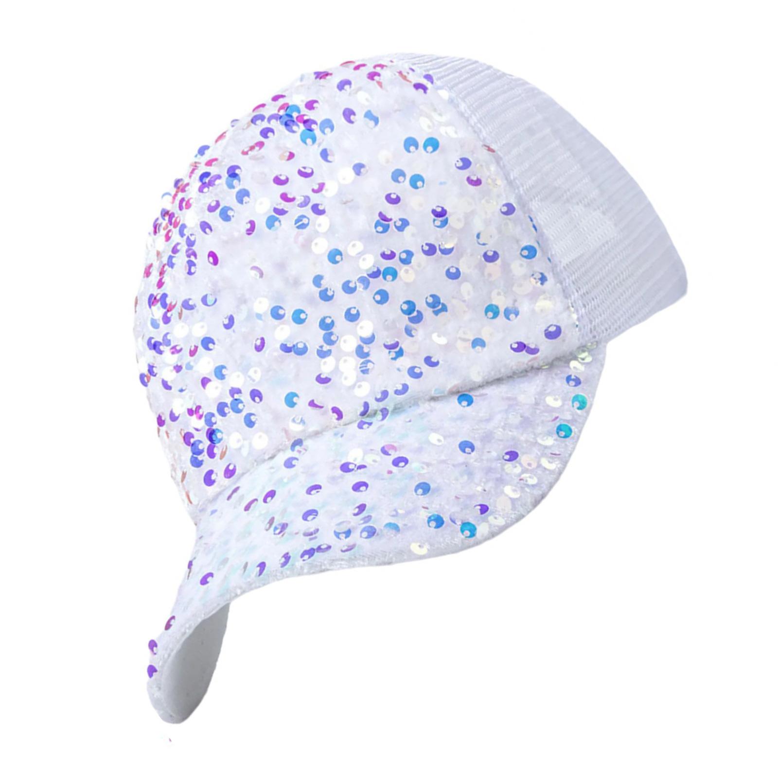 Unique Trucker Hat Teens Headwear Sequins for Travel Photo Props Eye-Catching Sequins Jeweled Sports Hat білий
Unique Trucker Hat Teens Headwear Sequins for Travel Photo Props Eye-Catching Sequins Jeweled Sports Hat білий