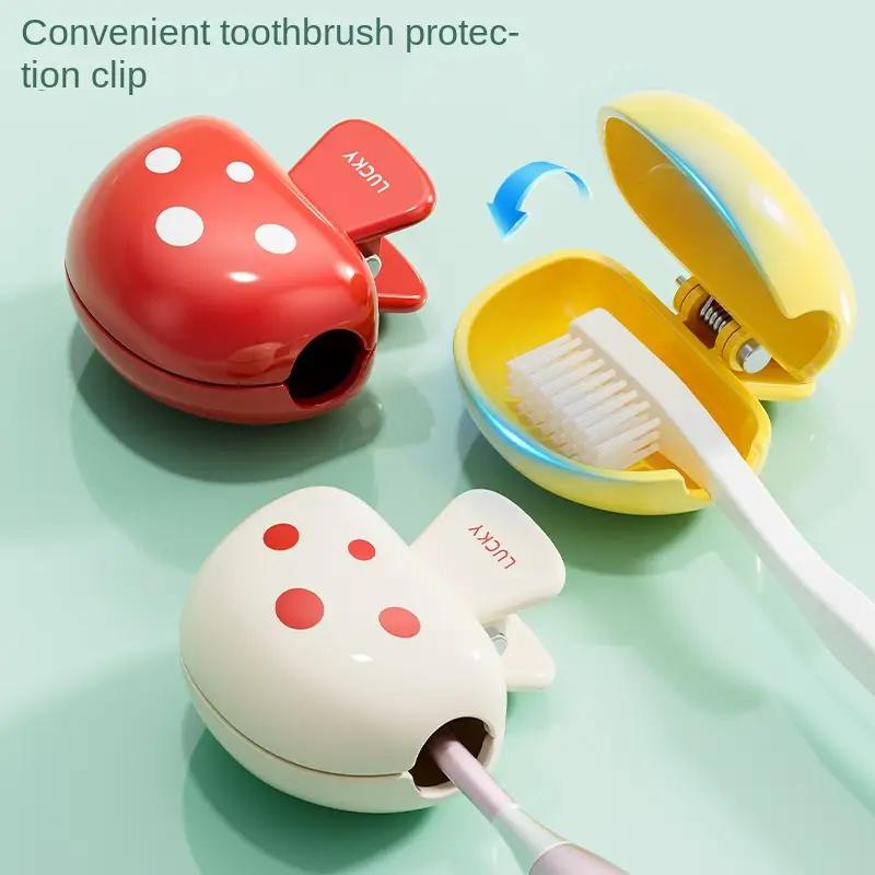 1 pcs Travel Cute mushroom design Toothbrush Storage Box Mount Suction Tooth Brush container Dustproof Family Set bathroom accessories 1PCS жовтий
1 pcs Travel Cute mushroom design Toothbrush Storage Box Mount Suction Tooth Brush container Dustproof Family Set bathroom accessories 1PCS жовтий
