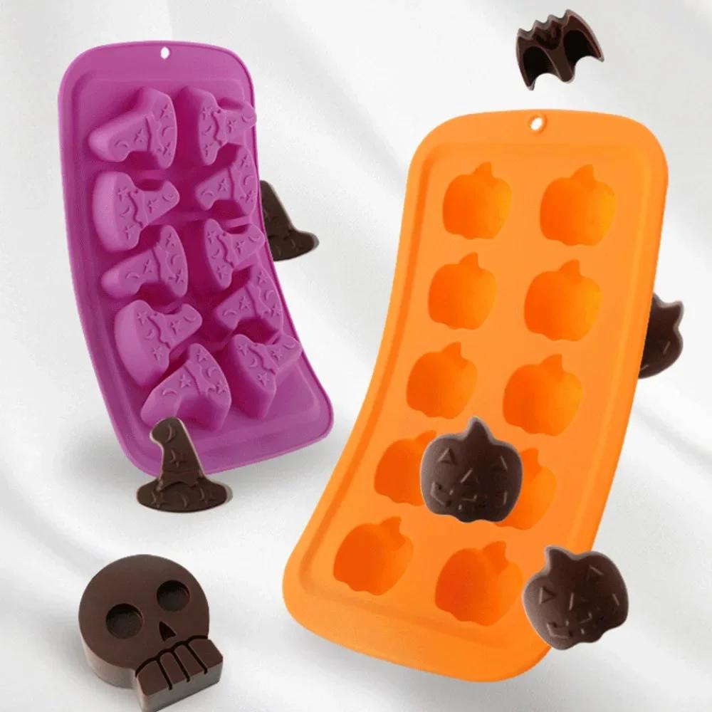 Halloween 3D Molds Wizard Hat Cholocate Ice Grid Mold Pumpkin Ghost Bat Skull Silicone Mold Party Baking Accessories Tools
Halloween 3D Molds Wizard Hat Cholocate Ice Grid Mold Pumpkin Ghost Bat Skull Silicone Mold Party Baking Accessories Tools