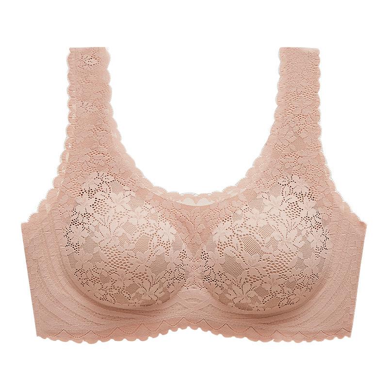 New beautiful back sports lace seamless steel rim vest type gathering sexy latex pad bra solid color Xl (recommended 62.5-70kg 38abc=85abc) хакі
New beautiful back sports lace seamless steel rim vest type gathering sexy latex pad bra solid color Xl (recommended 62.5-70kg 38abc=85abc) хакі