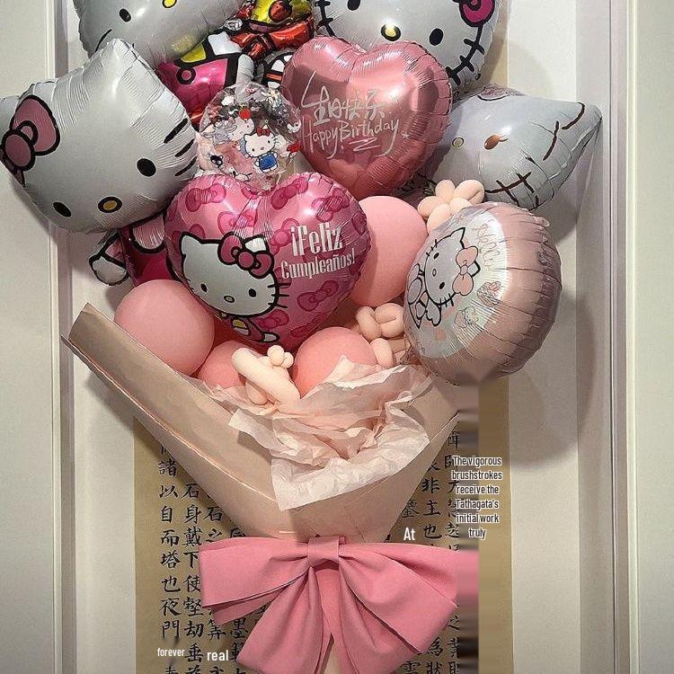 Набір для створення букета з кульок Hello Kitty своїми руками - Креативна відерце-обійми на День народження
Набір для створення букета з кульок Hello Kitty своїми руками - Креативна відерце-обійми на День народження