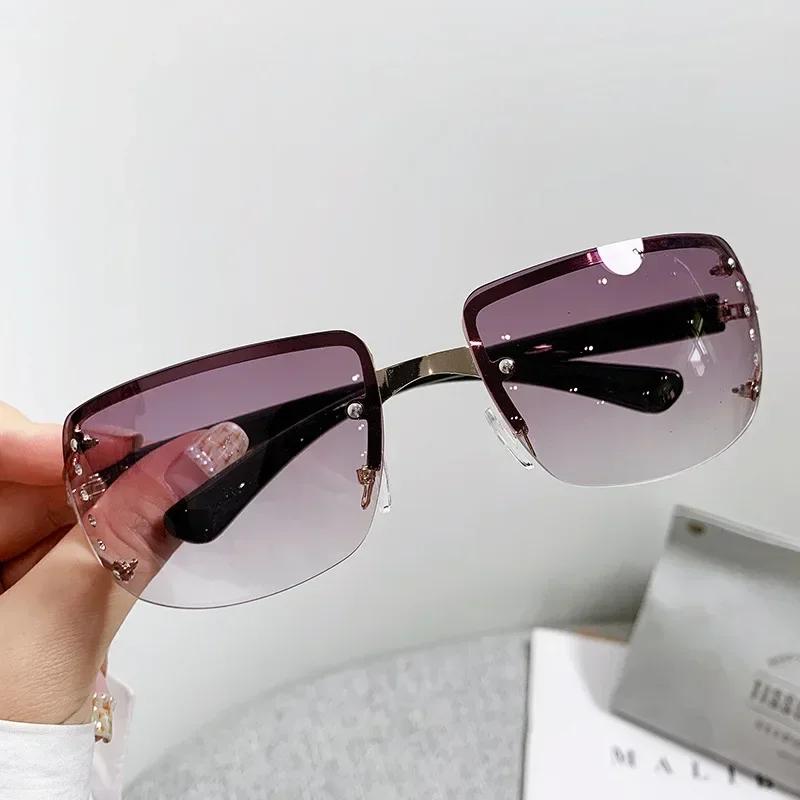 Outdoor Rimless Square Sunglasses Women Men Colorful Minimalist Sun Glasses Mirror Gradient Colors Designer Brand Fashion Other
Outdoor Rimless Square Sunglasses Women Men Colorful Minimalist Sun Glasses Mirror Gradient Colors Designer Brand Fashion Other